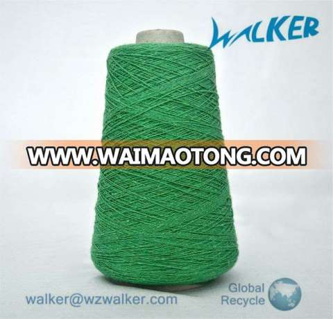 Ne8s Open End Blended Dyed Hammock Tape Handing Knitting Recycled Regenerated Waste Cotton Yarn for Weaving